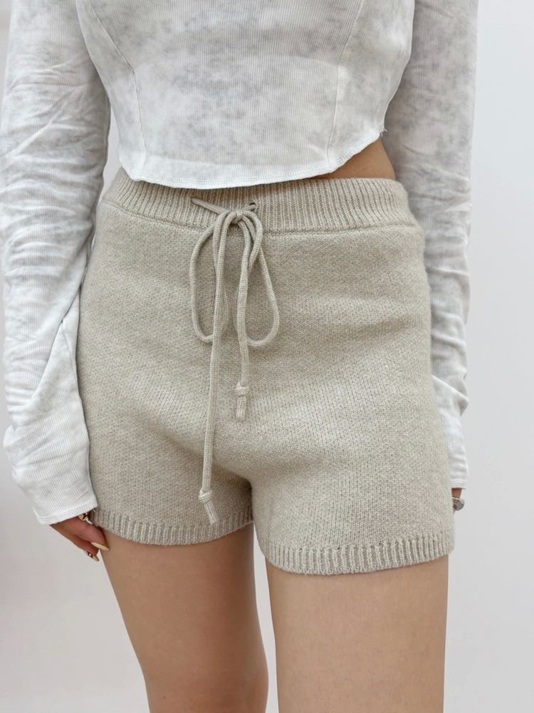 EVRIS ハイゲージニットショートパンツ