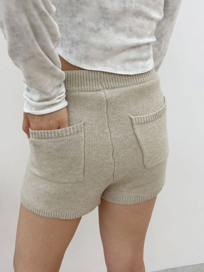 EVRIS ハイゲージニットショートパンツ