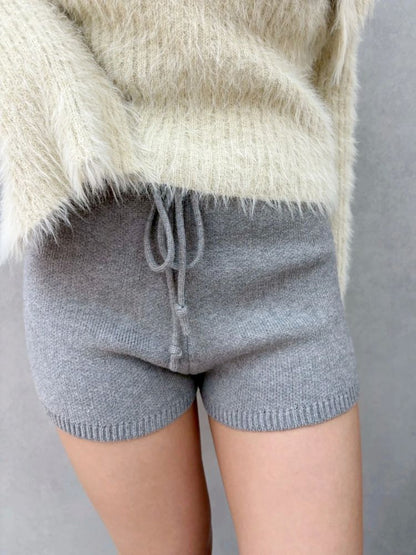 EVRIS ハイゲージニットショートパンツ