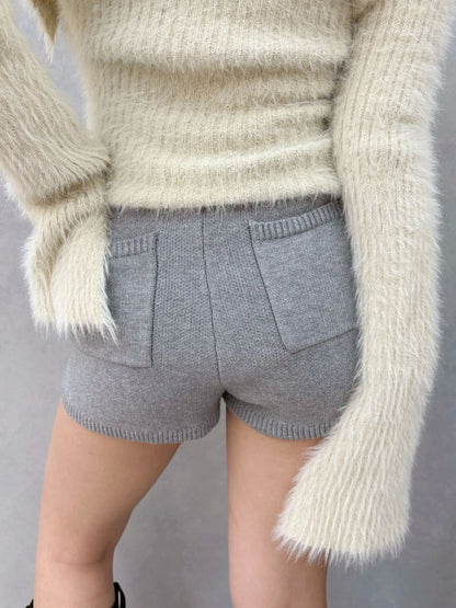 EVRIS ハイゲージニットショートパンツ