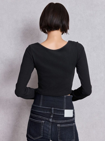 GYDA 2WAY レースアップラメテレコトップス