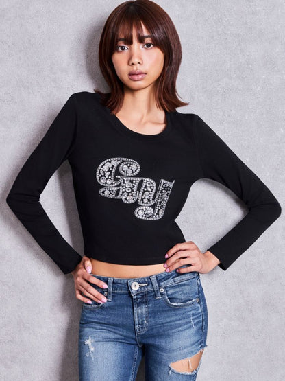 GYDA GY bijou long sieeve トップス