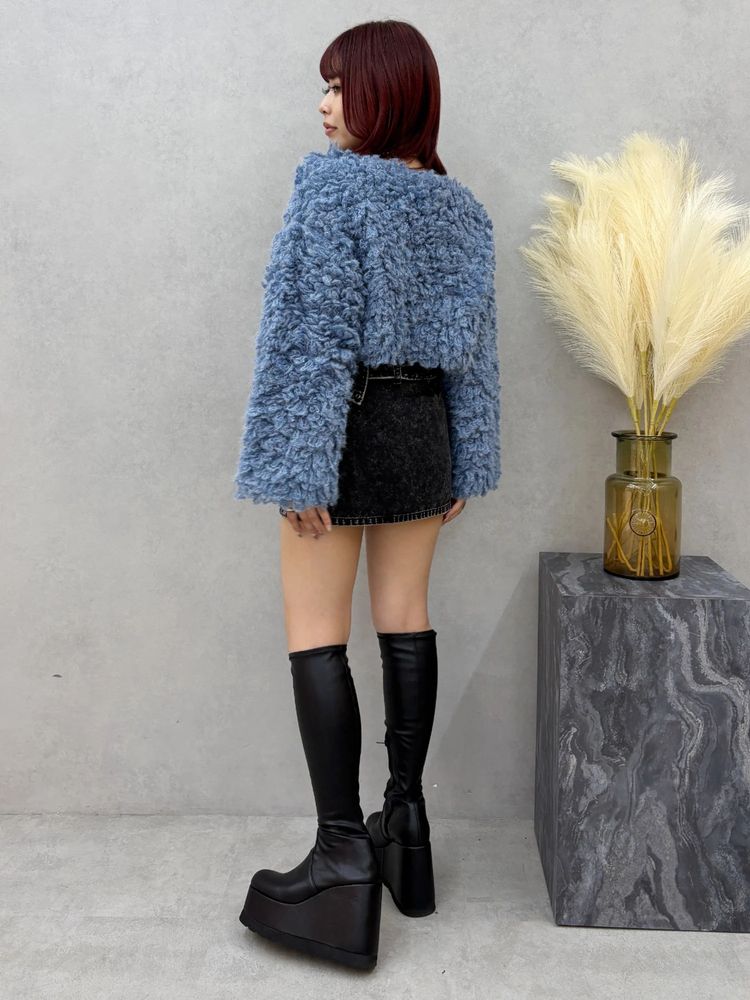 EVRIS タイトワイドベルトミニスカート