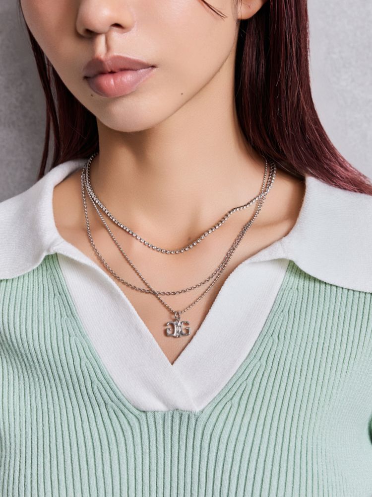 GYDA JEYSUS Symmetry GYDA3 レイヤードネックレス