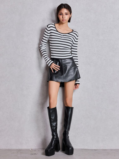 GYDA GGプレートlong sleeveニットトップス