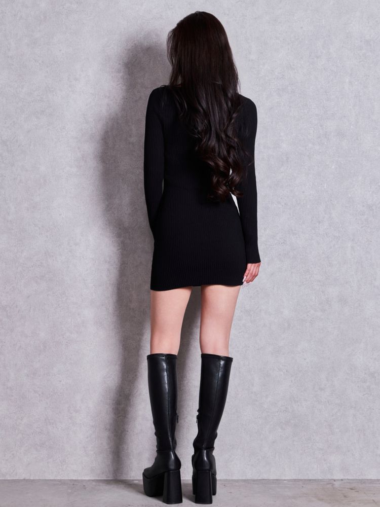 GYDA GG bijou MOLD long sleeve ニットワンピース