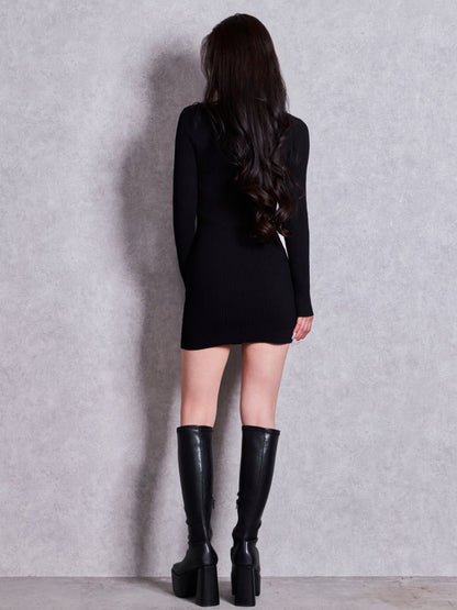 GYDA GG bijou MOLD long sleeve ニットワンピース