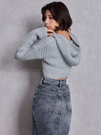 GYDA GGアンサンブルニットパーカー