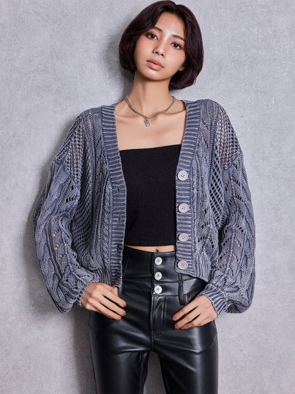 GYDA 2WAY メッシュブリーチニットトップス