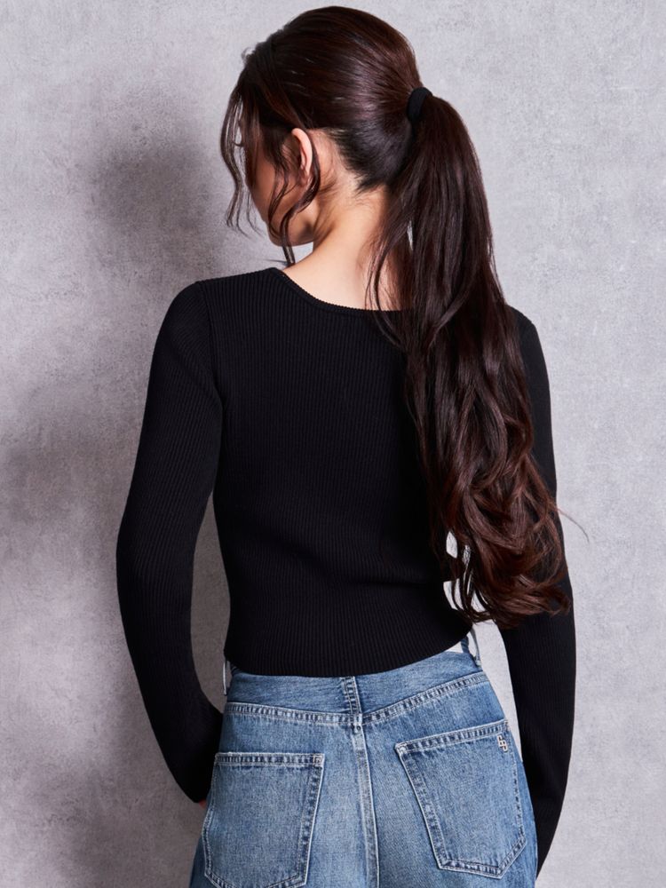 GYDA Symmetry GYDA プレート long sleeve ニットトップス