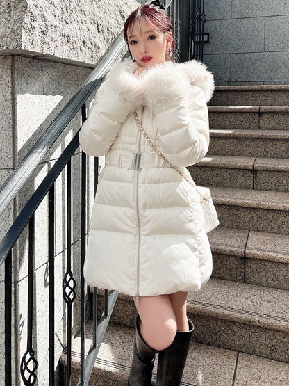 RESEXXY フード付ダウンコート