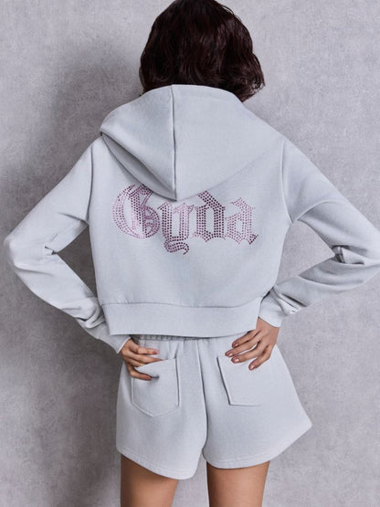 GYDA ラインストーンGYDAラメショートパンツ