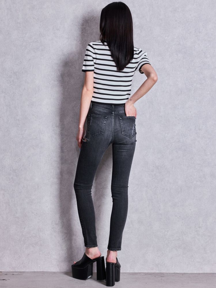 GYDA Symmetry GYDA プレートハーフスリーブニットTOPS