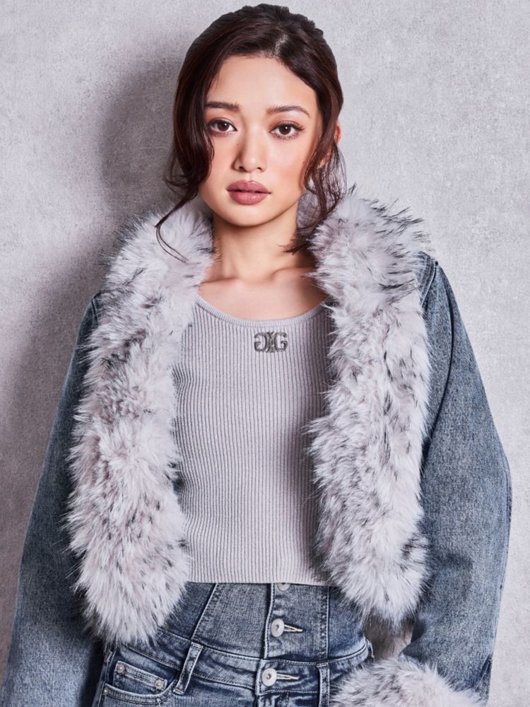 GYDA Symmetry GYDA プレート long sleeve ニットトップス