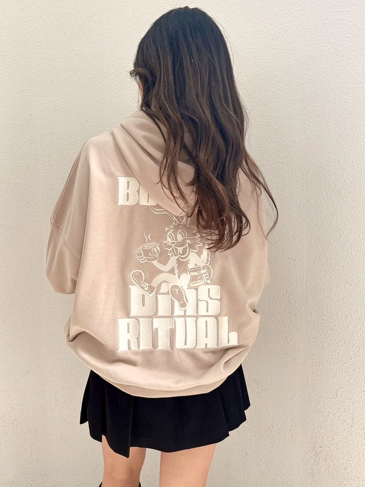 GYDA COFFEE BUNNY BIGスウェットパーカー