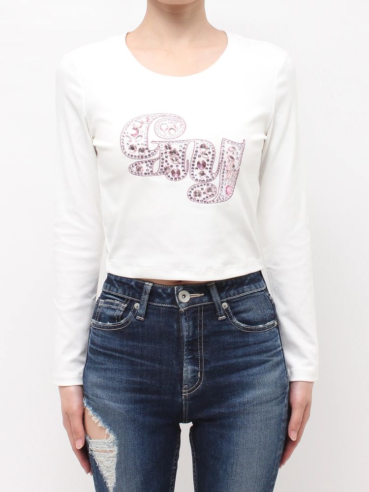 GYDA GY bijou long sieeve トップス