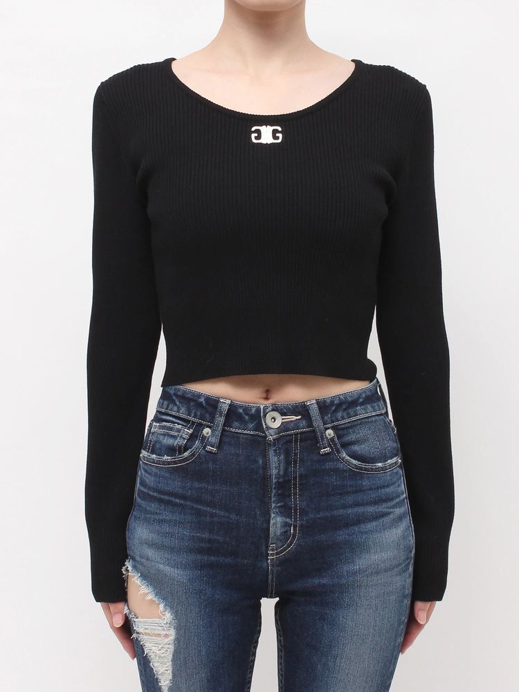 GYDA Symmetry GYDA プレート long sleeve ニットトップス