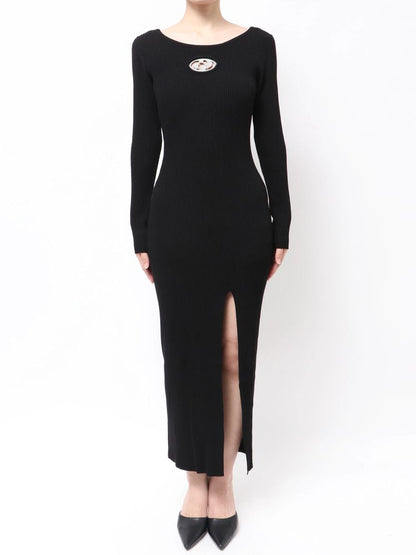 GYDA GD bijou MOLD LONG ニットワンピース