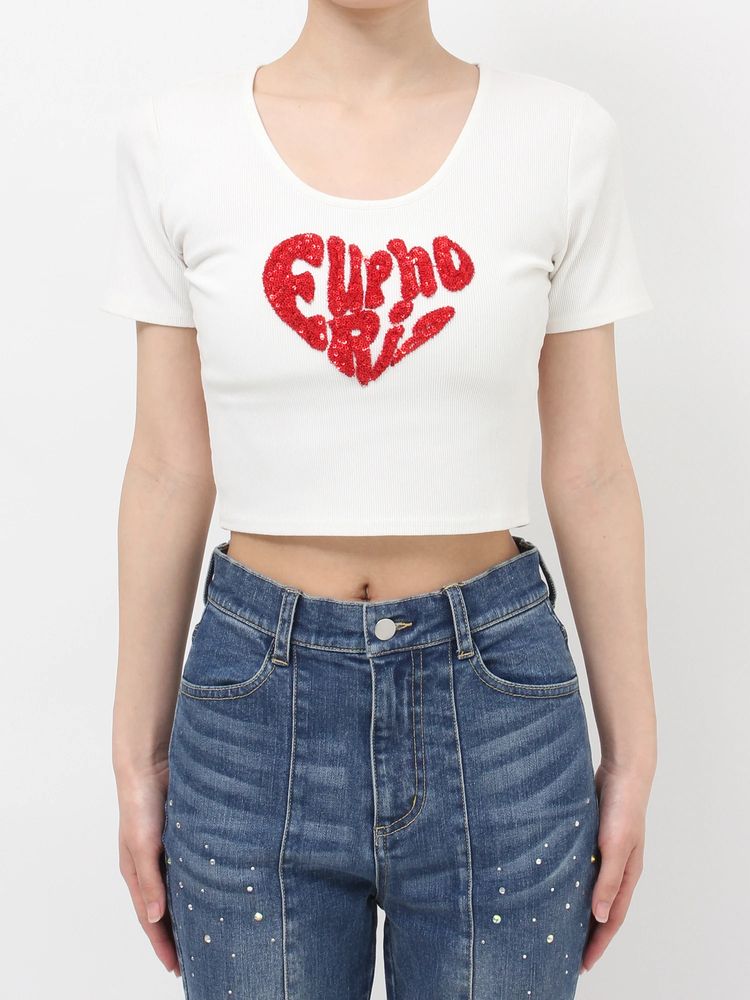 RESEXXY ルミナスロゴTシャツ
