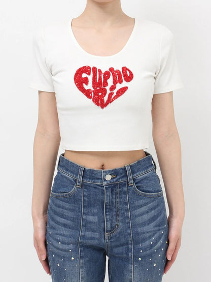 RESEXXY ルミナスロゴTシャツ