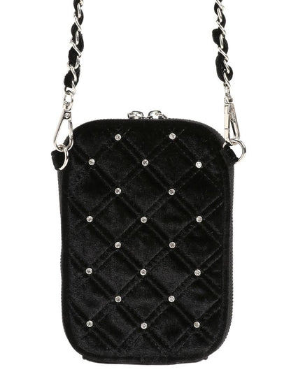 GYDA GG ベロア bijou quilting ミニショルダーBAG
