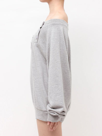 GYDA Symmtey GYDA ヘンリーワンショルトップス