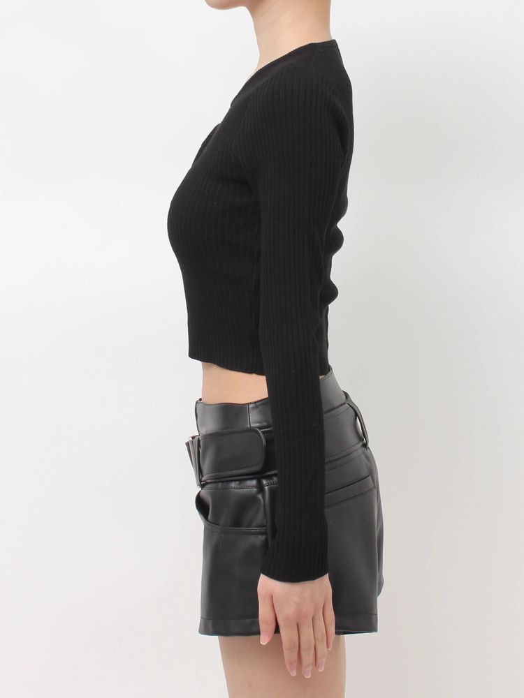 GYDA GG bijou MOLD long sleeveニットトップス