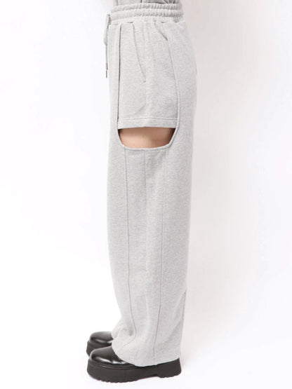 MURUA サイドカットストレートスウェットパンツ