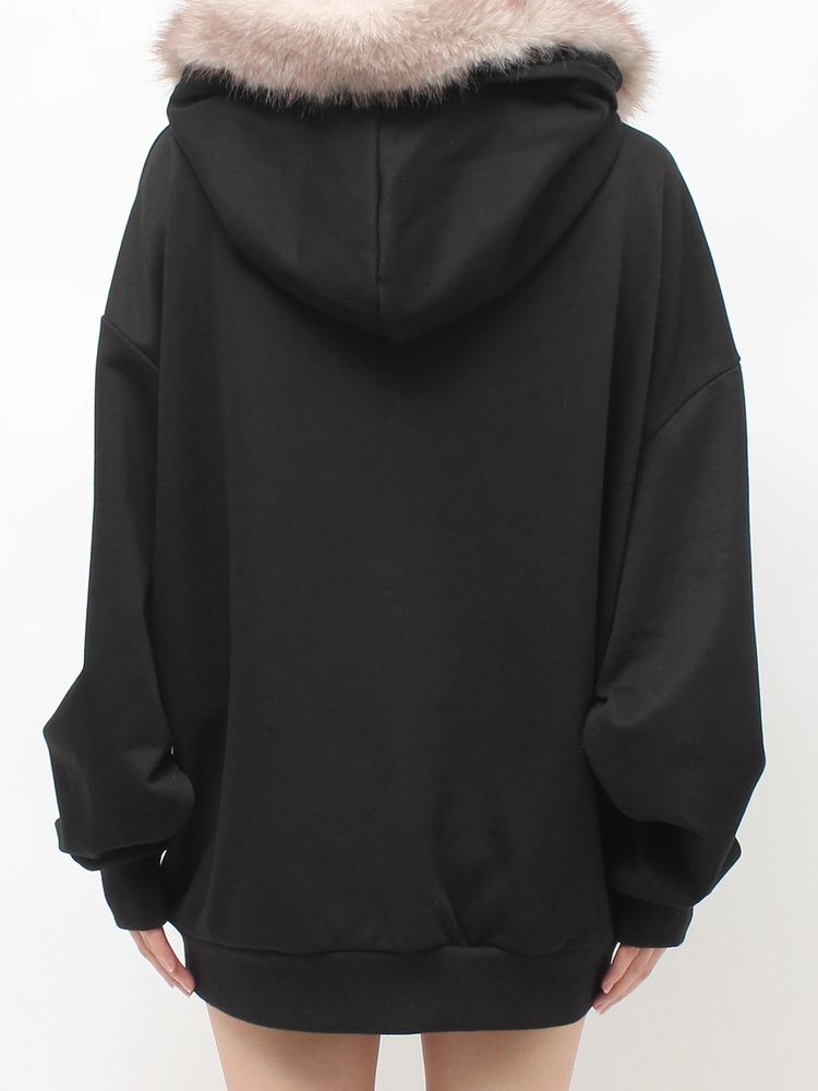 EVRIS オーバーサイズZIP UP フーディー