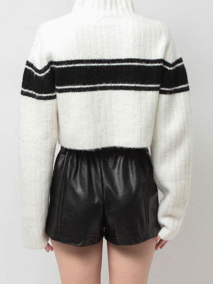 GYDA Symmetry GYDA リブニットトップス