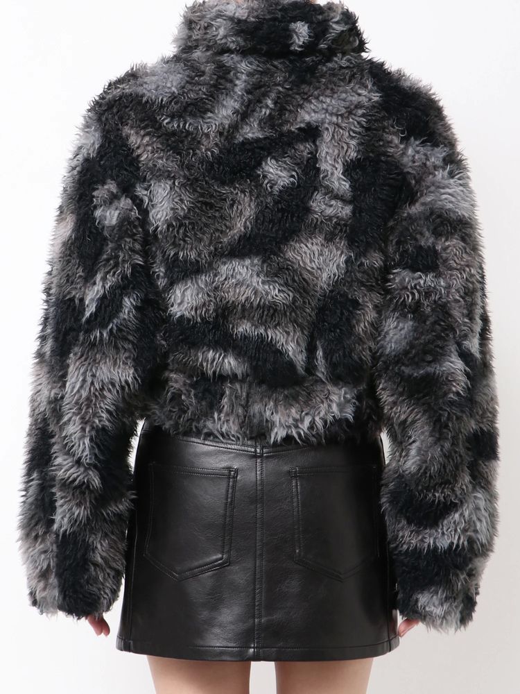 EMODA シングルミニボアブルゾン