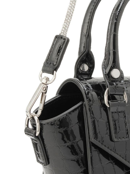 GYDA GG エナメルクロコ mini BAG