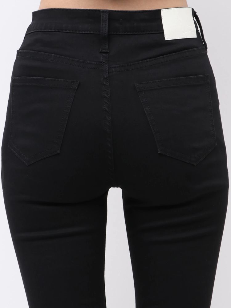 GYDA ハイウエストbijouワンウォッシュフレアパンツ