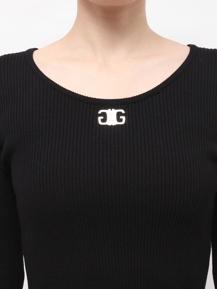 GYDA Symmetry GYDA プレート long sleeve ニットトップス