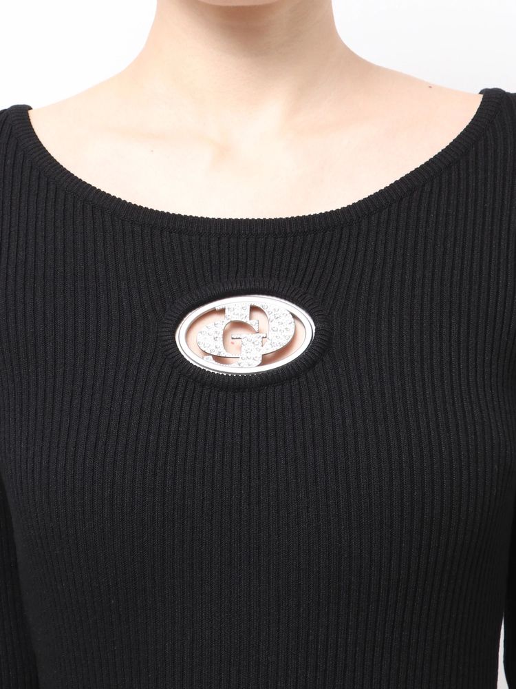 GYDA GD bijou MOLD LONG ニットワンピース