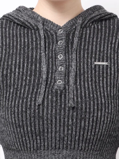 EMODA ダメージニットフーディ