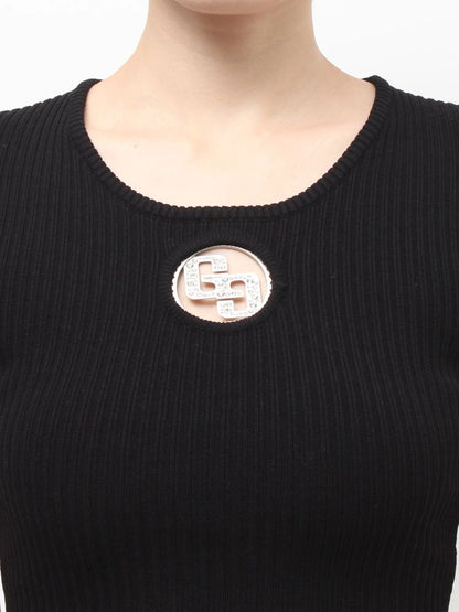 GYDA GG bijou MOLD ニットトップス