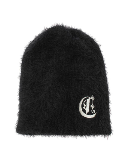 EVRIS ワンポイントシャギーニットキャップ