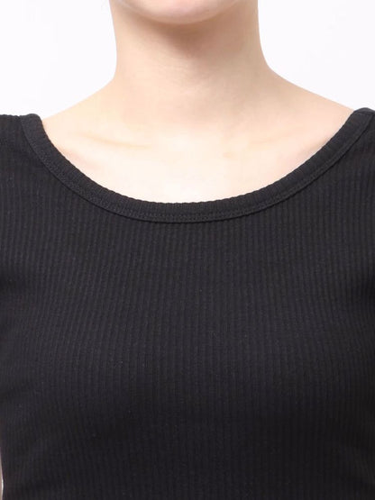 GYDA BACKリボンクルーネックワンピース