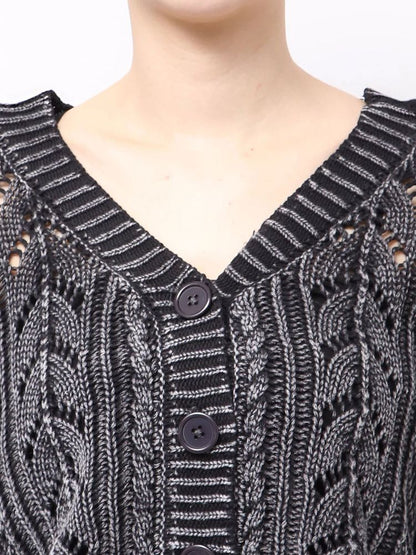 GYDA 2WAY メッシュブリーチニットトップス