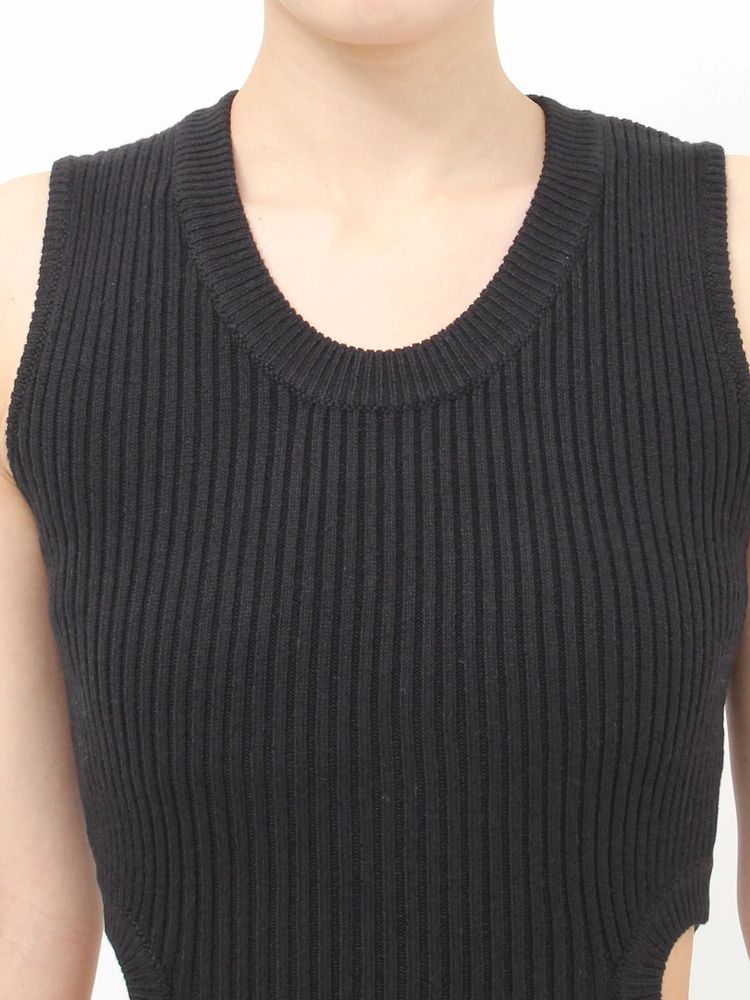 GYDA SIDE OPEN ミニニットワンピース