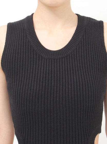 GYDA SIDE OPEN ミニニットワンピース