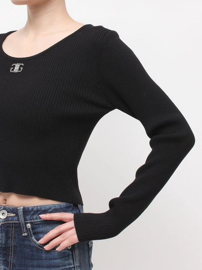 GYDA Symmetry GYDA プレート long sleeve ニットトップス