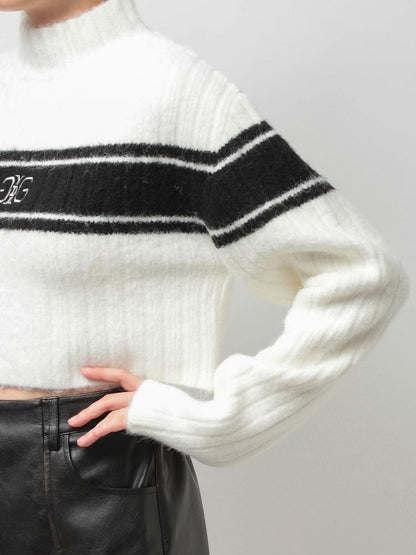 GYDA Symmetry GYDA リブニットトップス