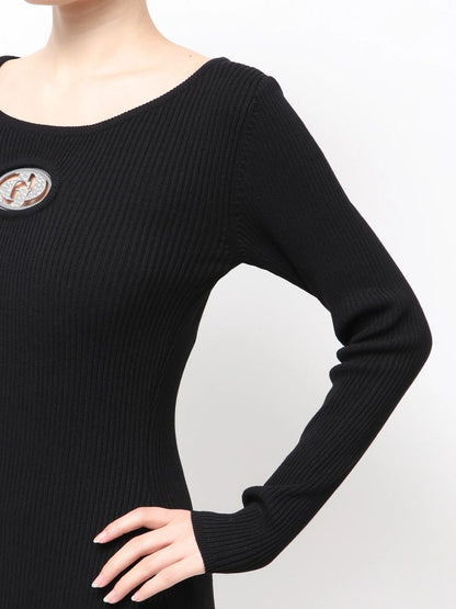 GYDA GD bijou MOLD LONG ニットワンピース