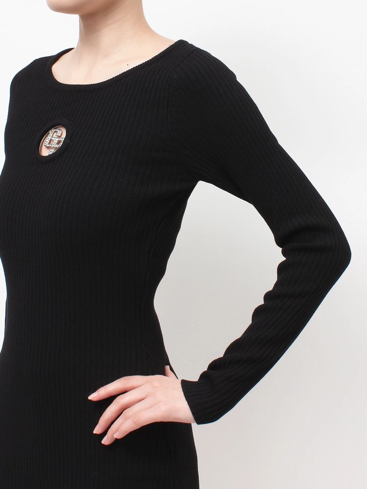 GYDA GG bijou MOLD long sleeve ニットワンピース