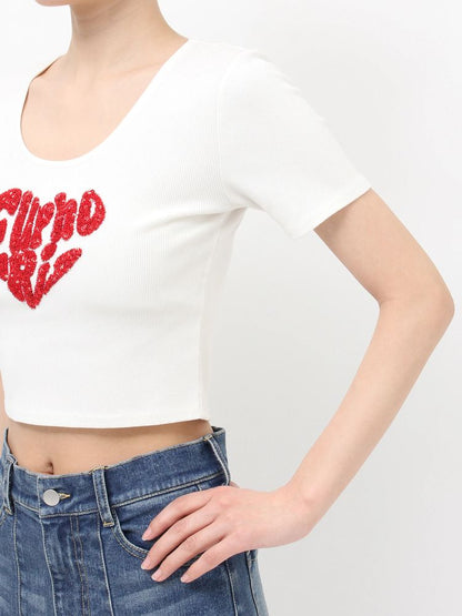RESEXXY ルミナスロゴTシャツ