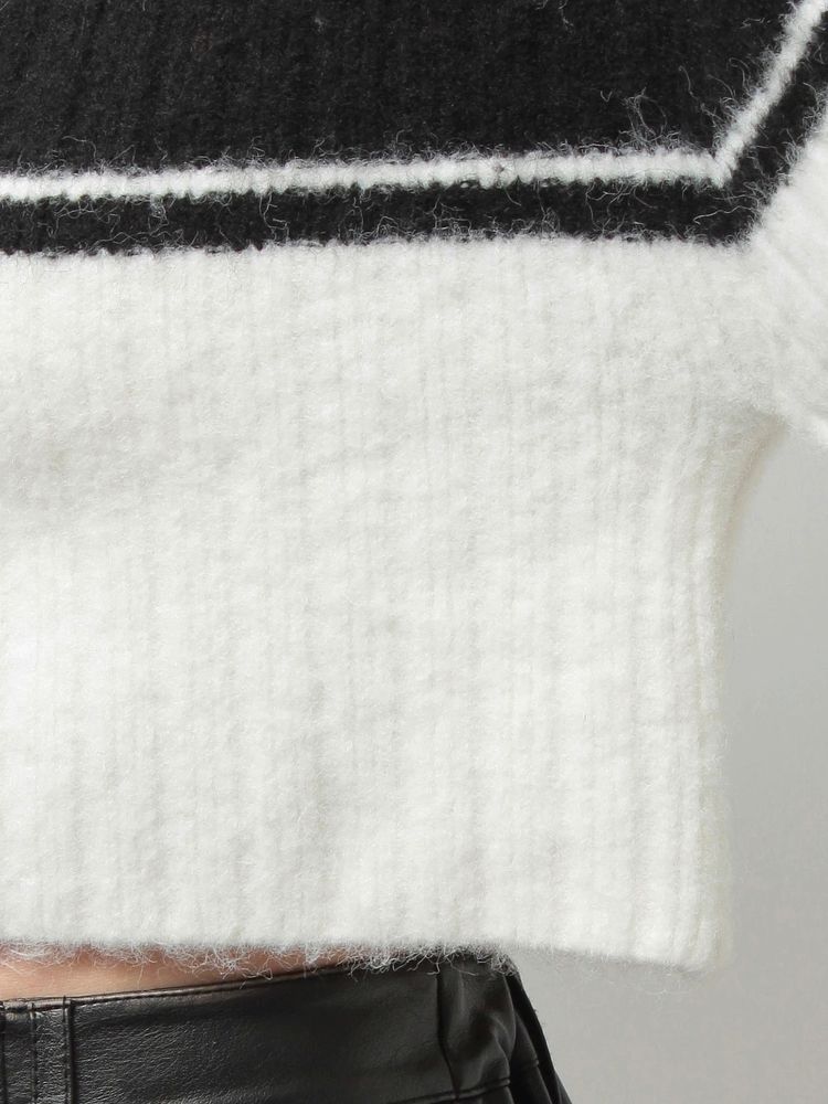 GYDA Symmetry GYDA リブニットトップス