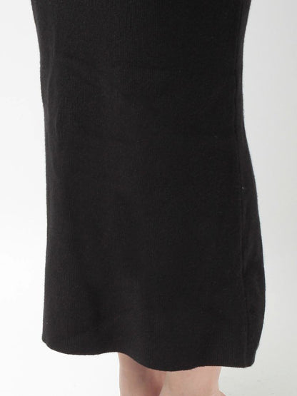 GYDA GG CHAIN LEFT OPEN LONG ニットワンピース