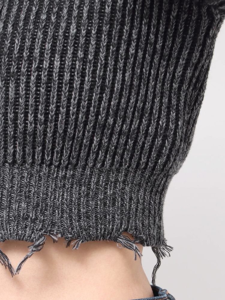 EMODA ダメージニットフーディ